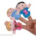 Gotd Finger Puppets 6pc Baby Kids Family Story Toys Gifts 6Pack Random Color 6Pack B01MYAVGMB
